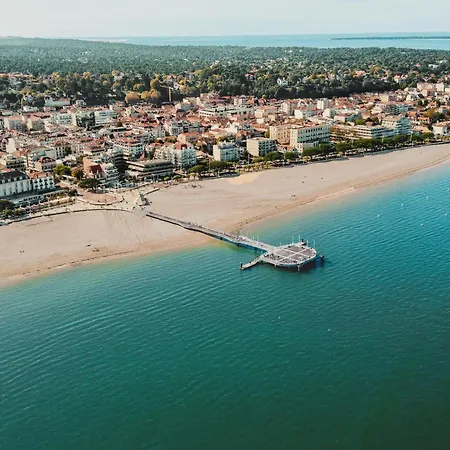 Daire T2 Pour 4 Personnes Au Coeur D'arcachon Avec Wifi Et Equipements Modernes - Fr-1-474-176
