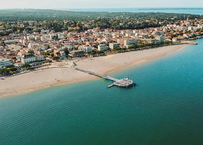 Apartment T2 Pour 4 Personnes Au Coeur D'arcachon Avec Wifi Et Equipements Modernes - Fr-1-474-176